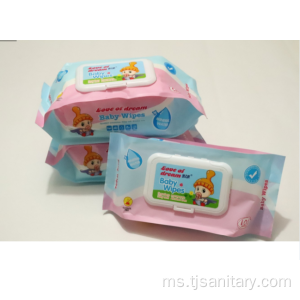 Pembersihan Unscented Wet Wipes